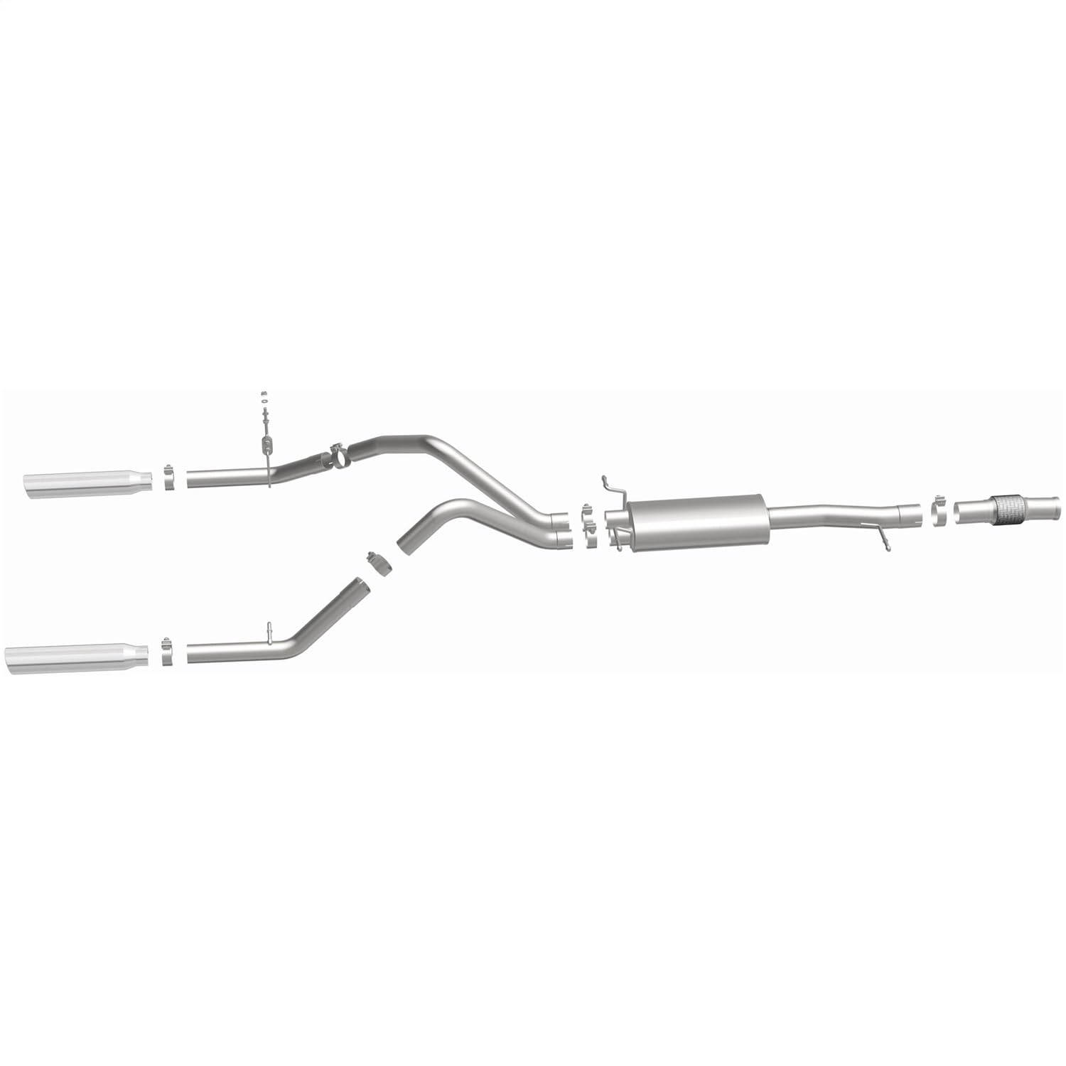 Cat-Back Exhaust Magnaflow 15278 14 Chev Silverado V8 5.3L Polished