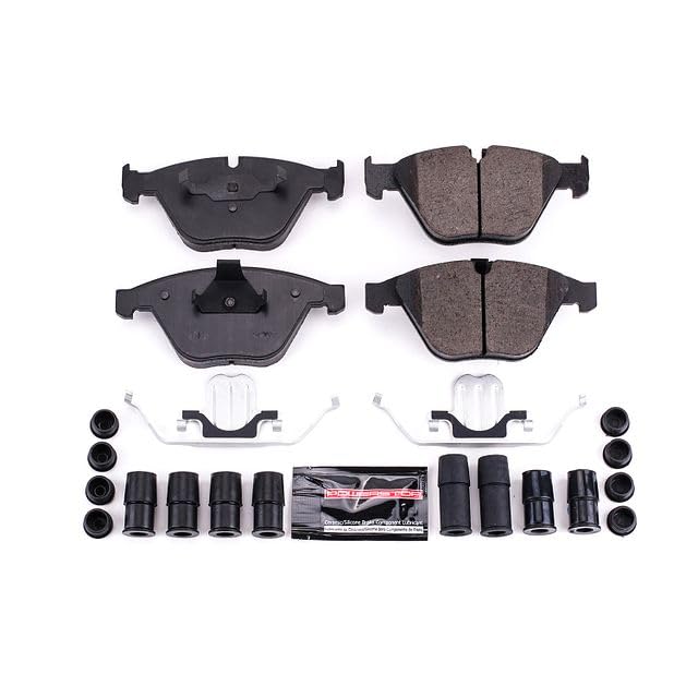 Power Stop Z23-1260 Z23 Evolution Sport Carbon Fiber Infused Ceramic Brake Pads with Hardware