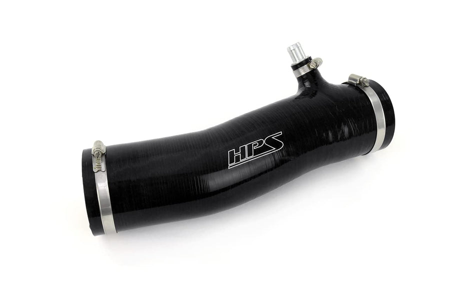 HPS Black Silicone Reinforced Post MAF Air Intake Hose Kit Compatible for 2016-2023 Toyota Tacoma 3.5L V6 Equipped with TRD airbox, 57-2126-BLK