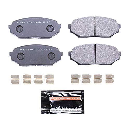 Power Stop Front PSA-457 Track Day Carbon-Fiber Metallic Brake Pads For Geo Storm 1990-1993, Isuzu Impulse 1990-1992, Isuzu Stylus 1991-1993, Mazda Miata 1990-1993 [Model Specific]