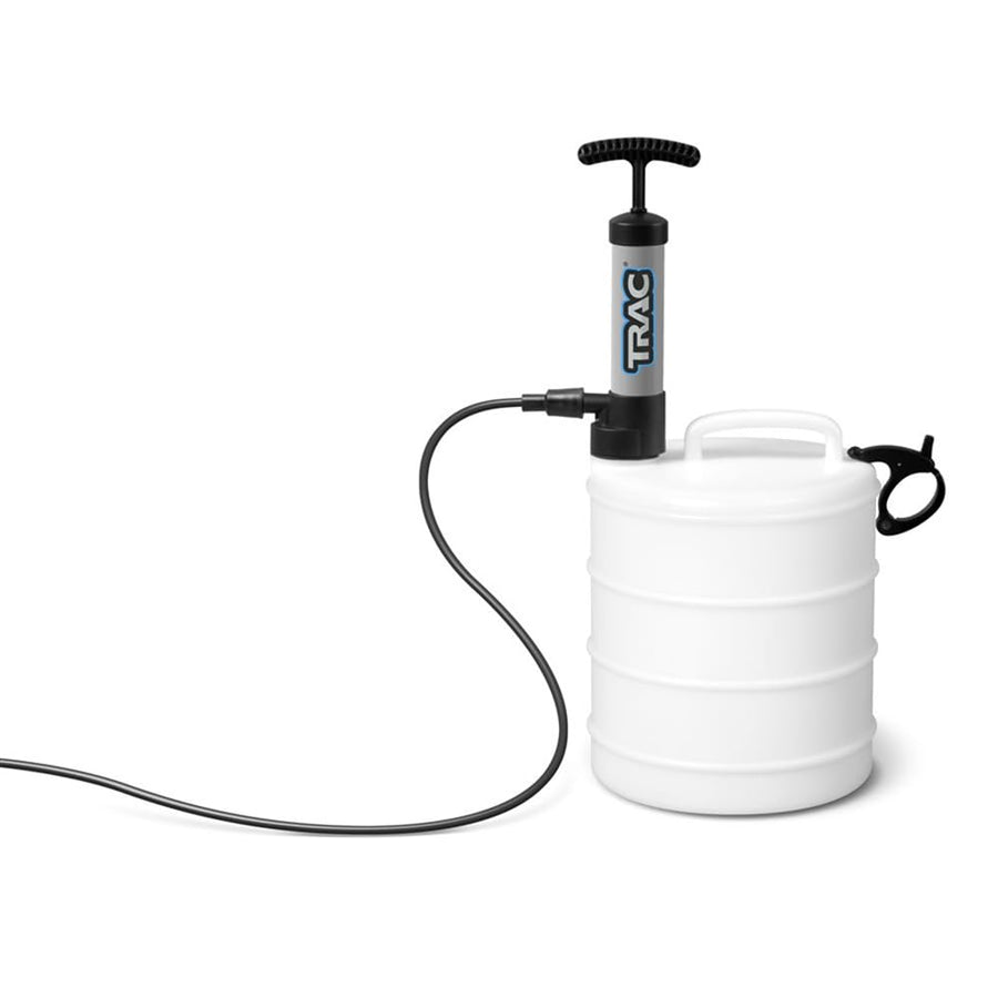 7-Liter Trac Outdoors Fluid Extractor - Perfect for Any Situation Where Draining is Difficult - Ideal for All Types of Motors, Watercraft and Vehicles (69362)