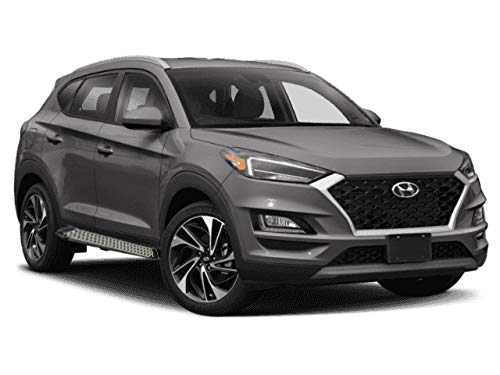 Aluminum Black Horse Vortex Running Boards Compatible with 2019-2021 Hyundai Tucson All