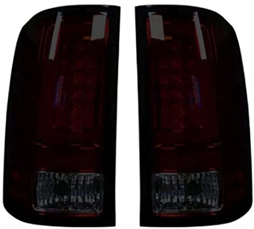 264389Rbk RECON ACCESS - Chrome Red/Smoke Fiber Optic Led Tail Lights