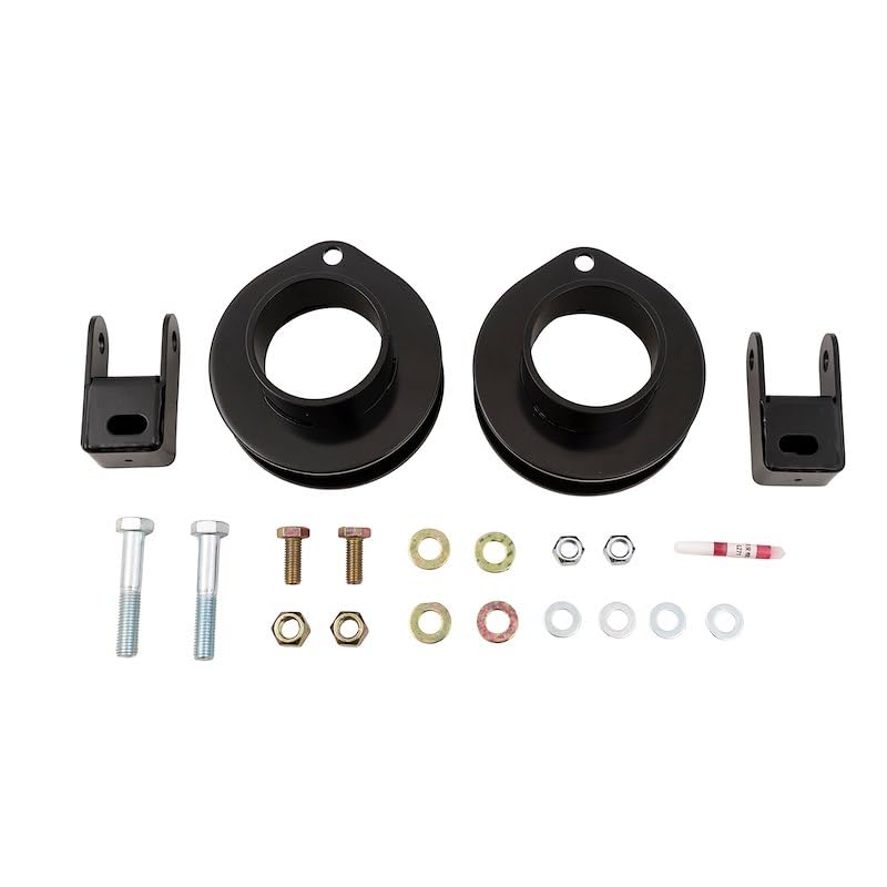Trail FX Suspension Leveling Kit D17LL2, 1-3/4 Inch Lift, Upper Coil Spring Spacers, Steel, With Spacers/Shock Extension Brackets And Installation Hardware, Fits 2019-2024 Ram 2500/3500