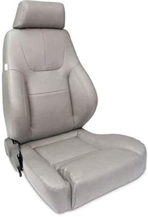 Gray Vinyl Racing Elite Lumbar Recliner Right Seat ProCar by Scat 80-1200-52R