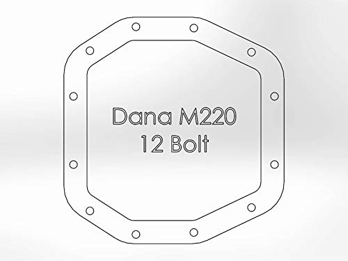 Pro Series aFe Power 46-71001B Rear Differential Cover Black w/Machined Fins & Gear Oil (Dana M220)