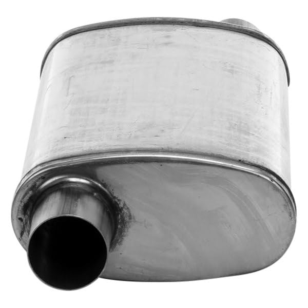 Cherry Bomb Salute Muffler - SA1236 Reversible Oval Body - H4" X W9" X L14" 20" OAL 2-1/2" O/O Muffler - Cherry Bomb Salute