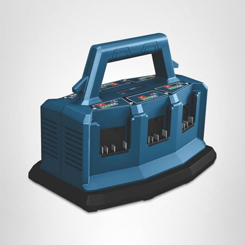 18V Bosch GAL18V6-80 6-Bay Fast Battery Charger