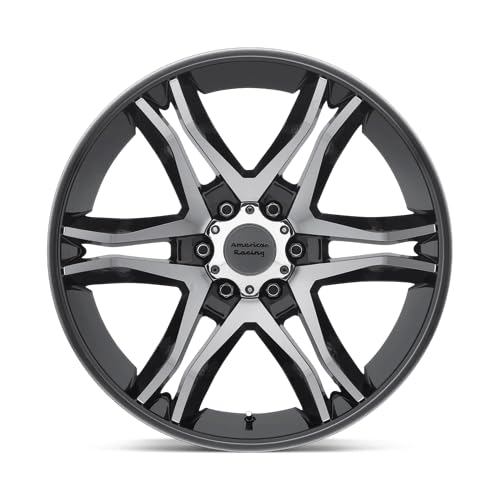 AR893 American Racing 17X8 5X5.0 G-BLK MACH 00MM - AR89378050300