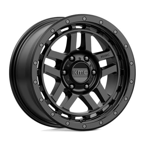 Satin Black KMC RECON Wheel (0 x 0. inches /6 x 114 mm, 18 mm Offset)