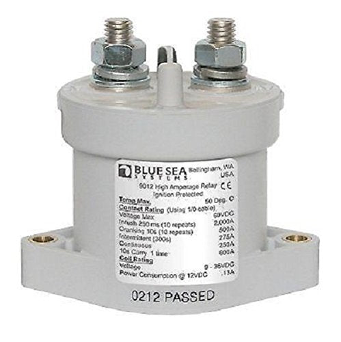 Solenoid Switch Blue Sea Systems, 12/24VDC w/Coil Econmzr