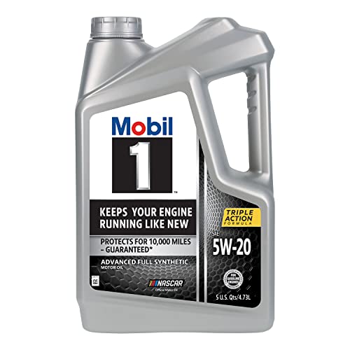 5W-20 Mobil 1 Advanced Full Synthetic Motor Oil, 5 Quart