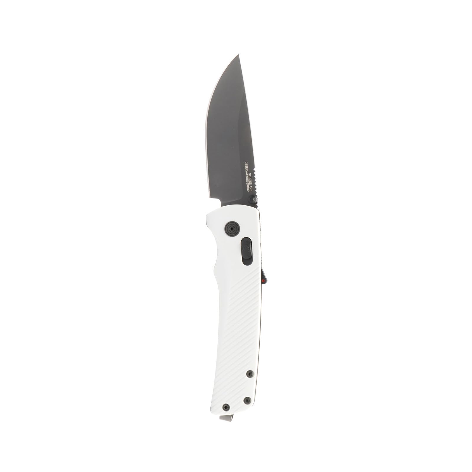 SOG Flash AT Ambidextrous Daily Carry Pocket Compact Folding Knife | Ergonomic Handle for Enhanced Grip | D2 Steel Blade, Concrete/Cool Gray