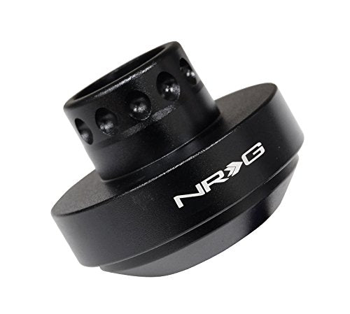 NRG Innovations Steering Wheel NRG-SRK-CANH Quick Release Short Hub Adapter 6 X 70mm Bolt Pattern, Retain Horn & Turn Signals, Black Body