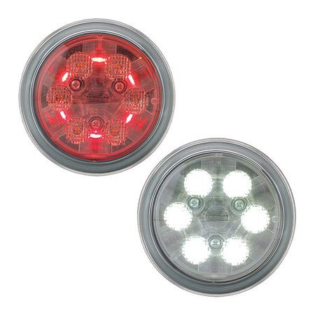 White Worklamp,Red Tail,12/24V