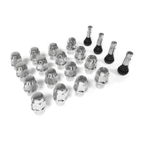 Installation Kit Legendary Wheels Set of (16) 1/2"-20 Lug Nuts - 3/4" Hex Head & (4) Valve Stems