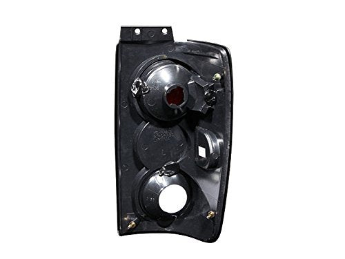 Black Euro Tail Light Set-Clear Lens ANZO USA 211057