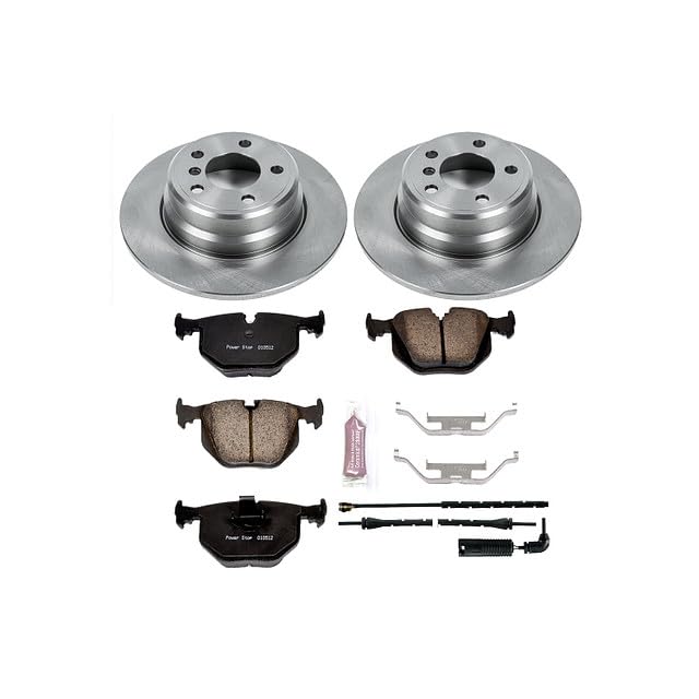 Power Stop KOE5720 Rear Replacement Brake Kit-OE Brake Rotors & Ceramic Brake Pads For BMW X5 2000-2006 [Model Specific]