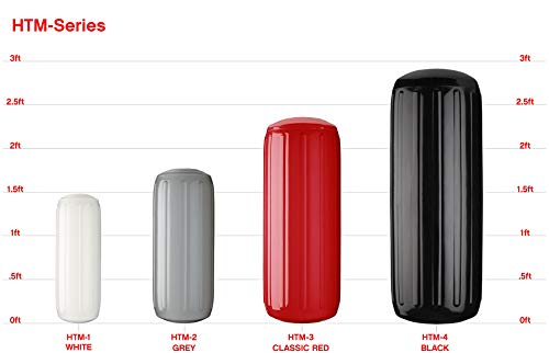 HTM-3 Polyform Boat Fender Lime 10.5 x 27 in.