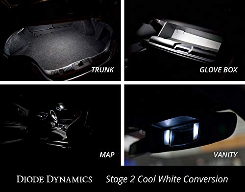 Mustang Interior Light Kit Diode Dynamics 15-17 Mustang Stage 2 Red