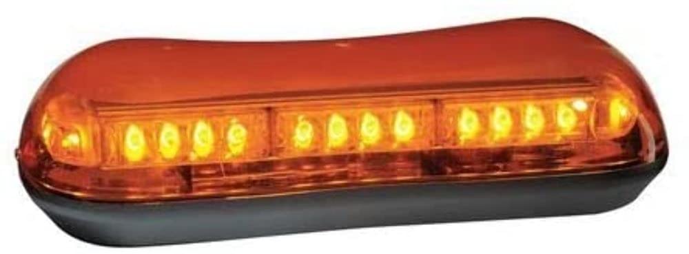 10-Watt Custer STR1R-LED Red LED Strobe 1", Multi Strobe Patterns
