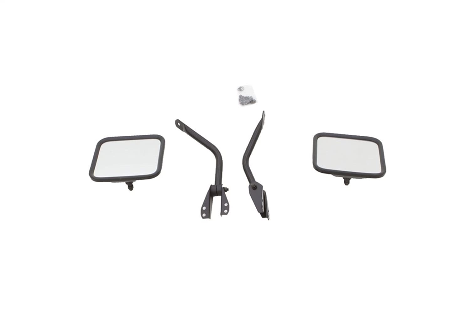 Rampage Factory Style Replacement Steel Mirror Kit RAMPAGE PRODUCTS | Pair, Black | 7617 | Fits 1955 - 1986 Jeep CJ