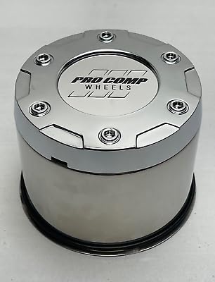 7425042 Pro Comp Wheels Center Cap 4.25 in. 2 pc. Push Thru Chrome Center Cap