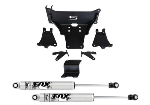 SUPERLIFT SUSPENSION RealTruck Dual Steering Stabilizer Kit for Ford F-250/F-350 | Fox 2.0 Series Cylinders | 92743 | Fits 2005-2022 Ford F-250 / F-350 with No Lift to Any Lift Height