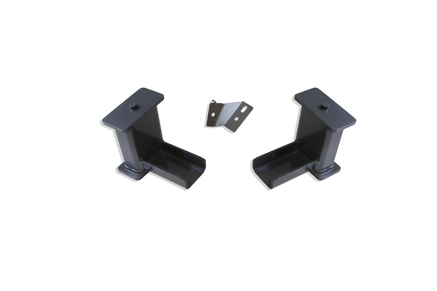 A Pair of 6" Rear Lift Blocks Max Trac Suspension Part# 813360 FABRICATED from Steel & Powder Coated Grey