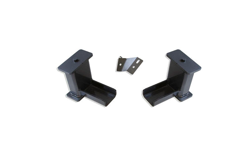 A Pair of 6" Rear Lift Blocks Max Trac Suspension Part# 813360 FABRICATED from Steel & Powder Coated Grey