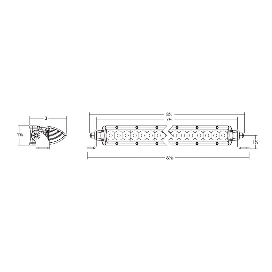 SR-Series RIGID INDUSTRIES SAE 6 Inch with Amber PRO Lens | Pair
