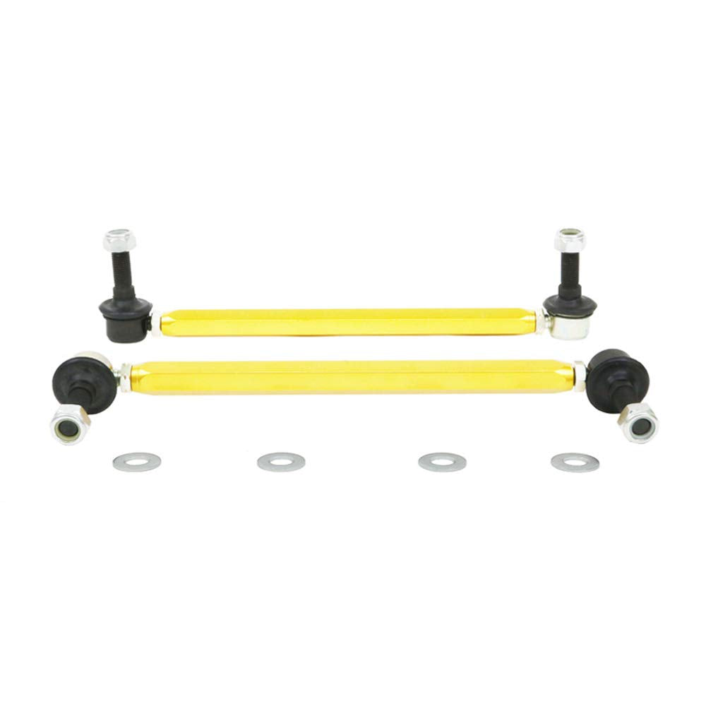 KLC140-115 Whiteline Adjustable Swaybar Link Assy HD (110-135mm); 10mm ball stud