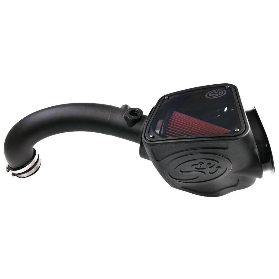 Cold Air Intake S&B Filters 75-5082 For 2016-2019 Titan 5.0L Cummins Diesel (Oiled Cleanable, 8-ply Cotton Filter)