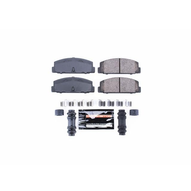 Power Stop Z23-332 Z23 Evolution Sport Carbon Fiber Infused Ceramic Brake Pads with Hardware Rear