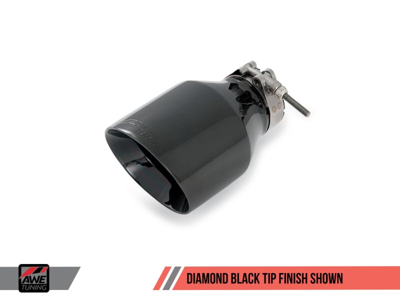 Mk5 Jetta AWE Tuning Mk6 Sportwagen 2.5L Touring Edition Exhaust - Diamond Black Tips