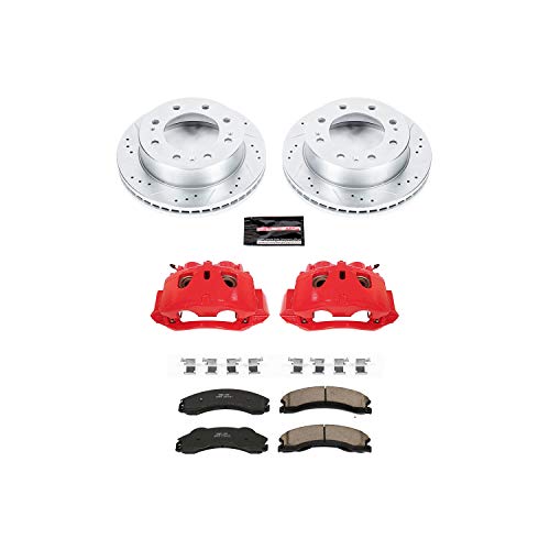 Power Stop Z23 Evolution Sport Front Caliper Brake Kit- Brake Rotor, Brake Caliper and Carbon-Fiber Ceramic Brake Pads