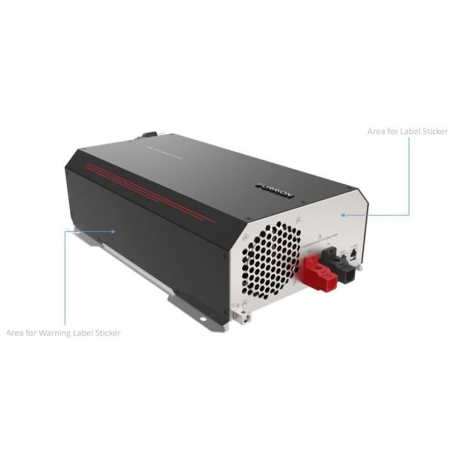 Furrion 12V FIVBDP10A 1000W PureSine Wave Inverter, Black