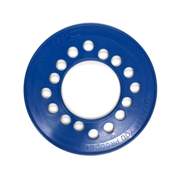4 Lug Metric Wheel Bolt Circle Template: 98mm, 100mm, 4.25" and 4.5", Blue