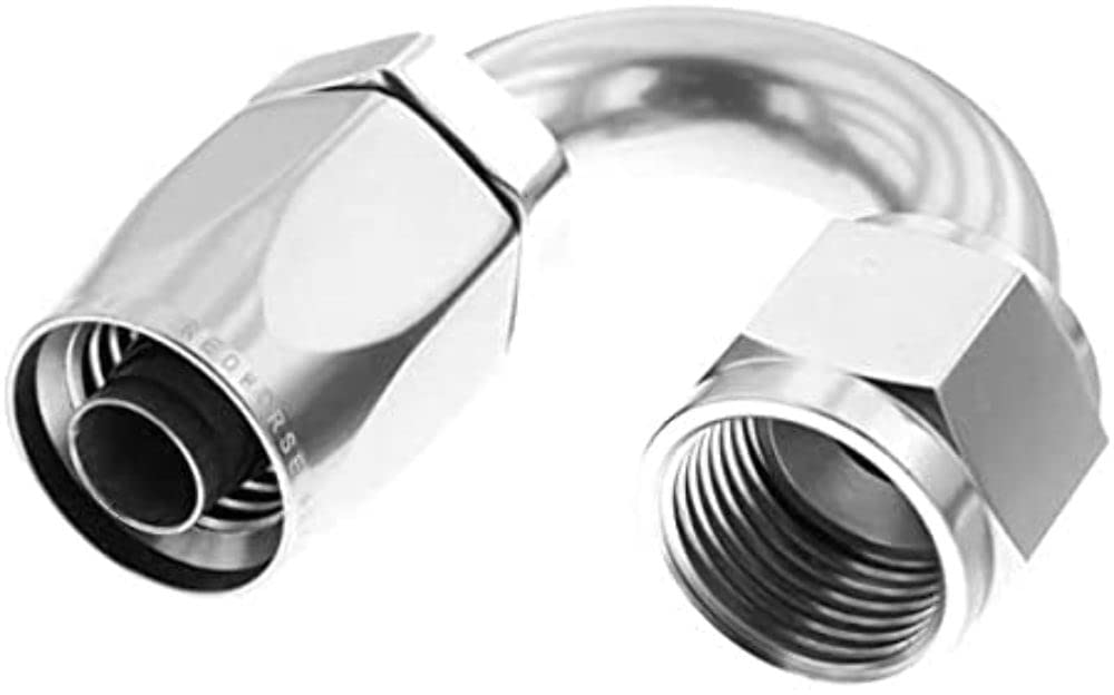 6180-04-5 Redhorse Performance Aluminum Hose End (Clear), 1 Pack