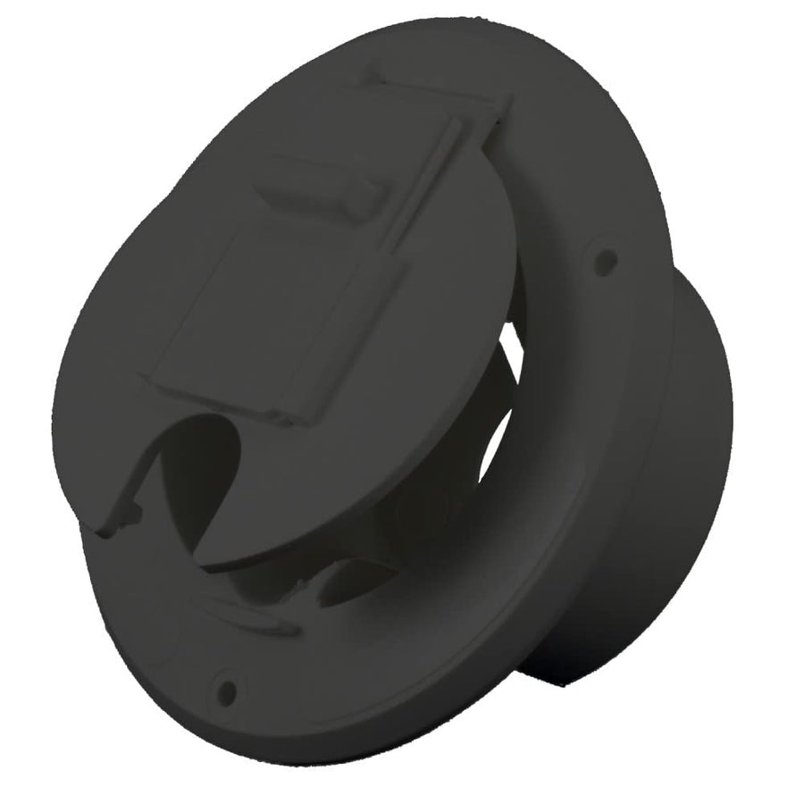 Round JR Products S-23-12-A Black Cord Hatch