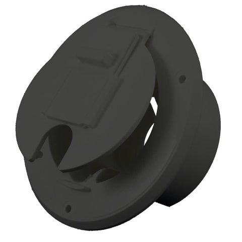 Round JR Products S-23-12-A Black Cord Hatch