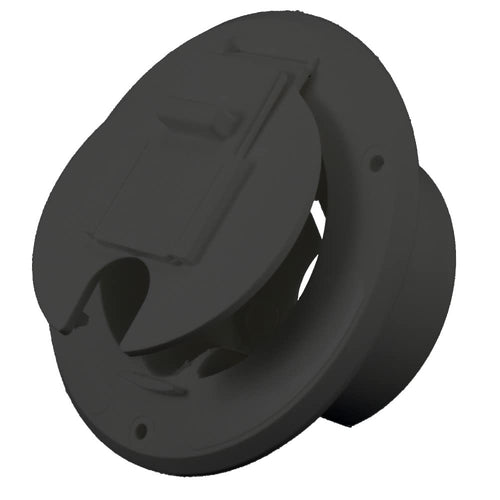 Round JR Products S-23-12-A Black Cord Hatch