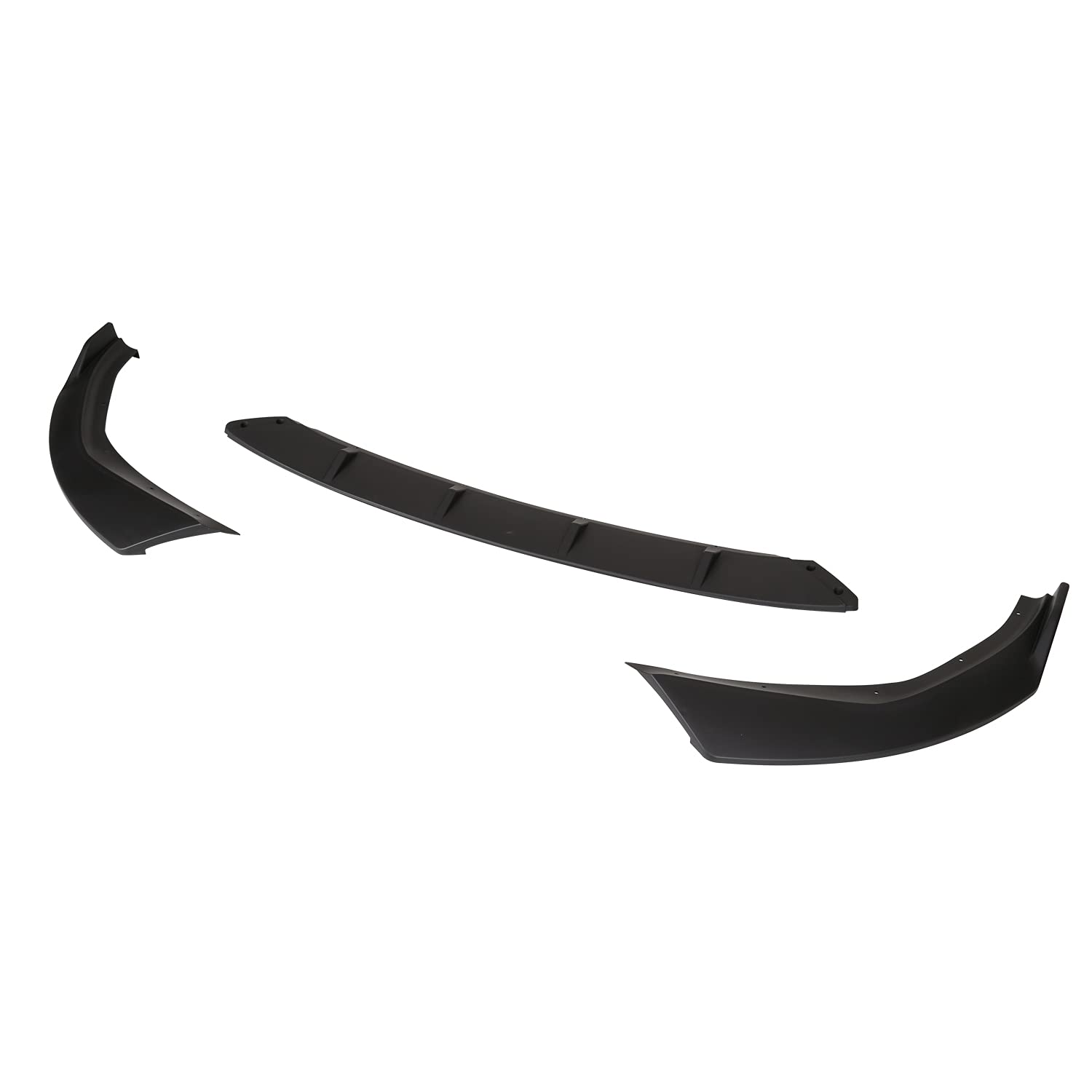 Matte Black Spec-D Tuning Front Bumper Lip Spoiler Splitter Kit 3PC Compatible with BMW 3 Series G20 2019-2022
