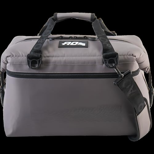 Coolers AO Original Soft-Sided Cooler Bag, Leak-Proof, Insulated, Lightweight, Charcoal, 12-Can