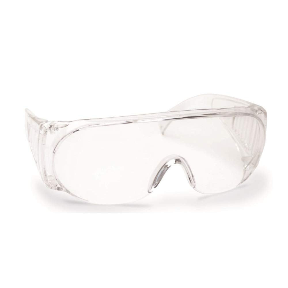 Walker's Full Coverage Unisex Shooting Sports Glasses | Impact-Resistant Lightweight UV Protection Hunting Shooting Ballistic Safety Eyewear, Worn Over Glasses - Clear