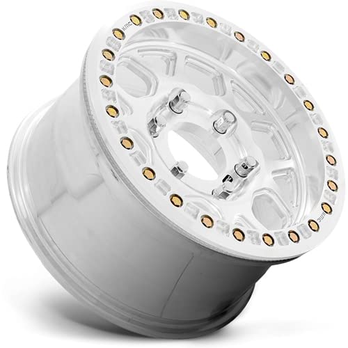 KMC Wheels KM444 RAW MACHINED BEADLOCK Wheel with Aluminum (17 x 9. inches /6 x 139 mm, 0 mm Offset)
