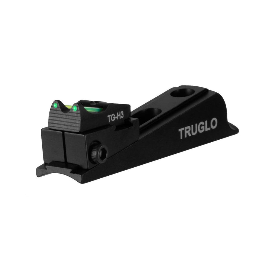 3-Dot TruGlo Replacement Red Front & Green Rear Adjustable Lever Action Fiber-Optic Sight Set, .343" - Height Front
