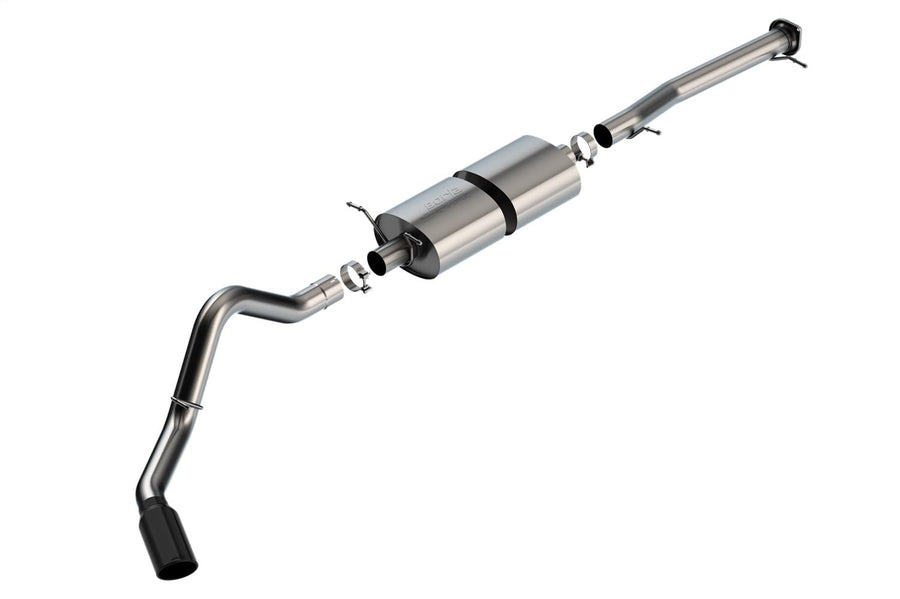 Borla 20-22 Silverado/GMC Chevrolet Sierra 6.6L T-304 SS Cat-Back S-Type Exhaust - Brushed - 140833BC