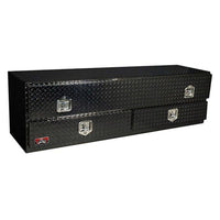 BED TOPSIDER STAKE W/BOTTOM DRAWERS -BLACK TEXTURE COAT