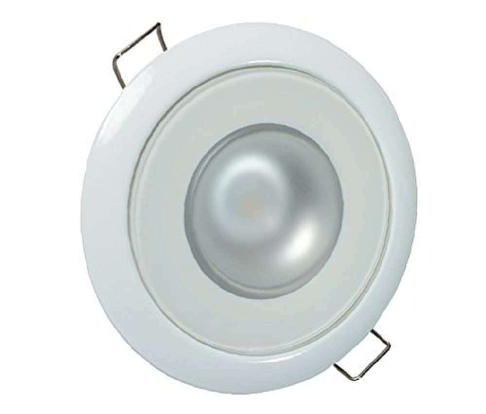 Lumitec LED Flush Mount Ceiling Down Light Mirage - White - White Dimming, Red Non-Dimming, Blue Non-Dimming - IP67 Rated, Slim Profile, Ideal for Indoor/Outdoor, 113128, 380 Lumens